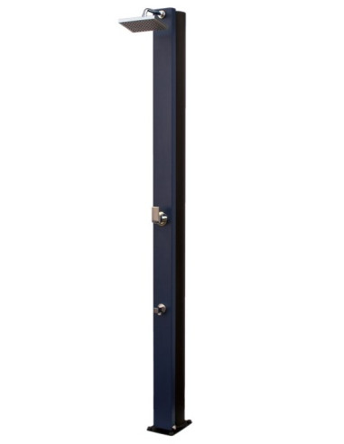 Douche solaire inox Bleu marine