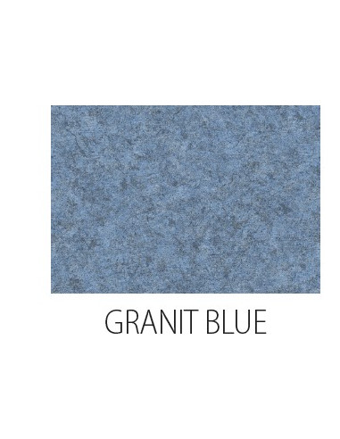 Liner imprimé verni 3D - Granit blue