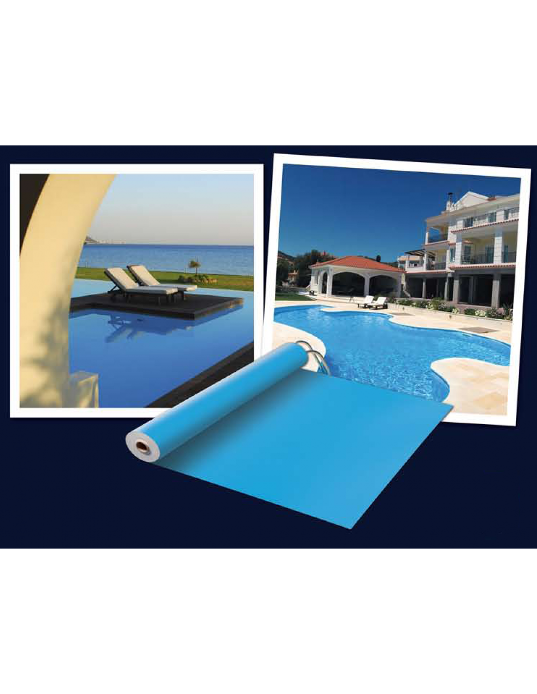 Émail Swimming Paint K5 Peinture pour Piscine en Toiles PVC Hors Sol Piscine  Creusée Vernis Liner Kg 2 Bleau Ral 299C (15 M²)