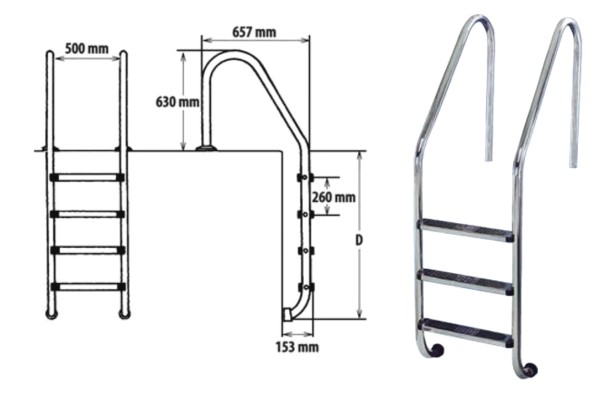 Echelle inox 316