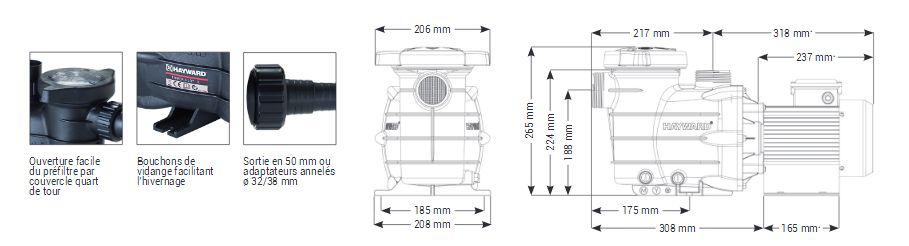 pompe power flo 2 - caractéristiques