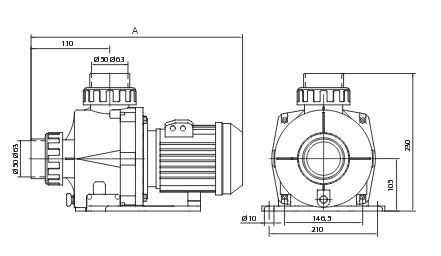 dessin pompe hcp 900 hayward